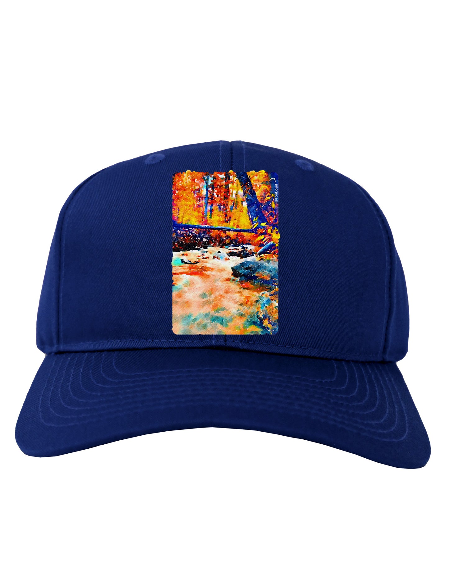 Mt Shavano Colorado Watercolor Adult Dark Baseball Cap Hat-Baseball Cap-TooLoud-Royal-Blue-One Size-Davson Sales