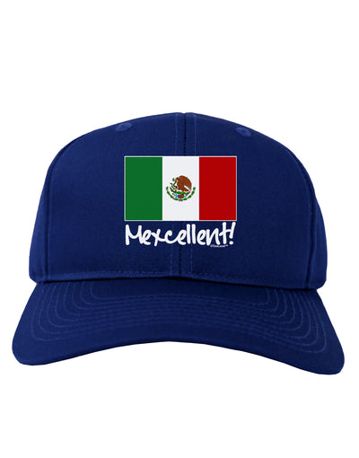 Mexcellent - Mexican Flag Adult Dark Baseball Cap Hat-Baseball Cap-TooLoud-Royal-Blue-One Size-Davson Sales