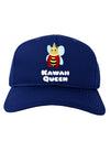 Kawaii Queen Queen Bee Adult Dark Baseball Cap Hat-Baseball Cap-TooLoud-Royal-Blue-One Size-Davson Sales