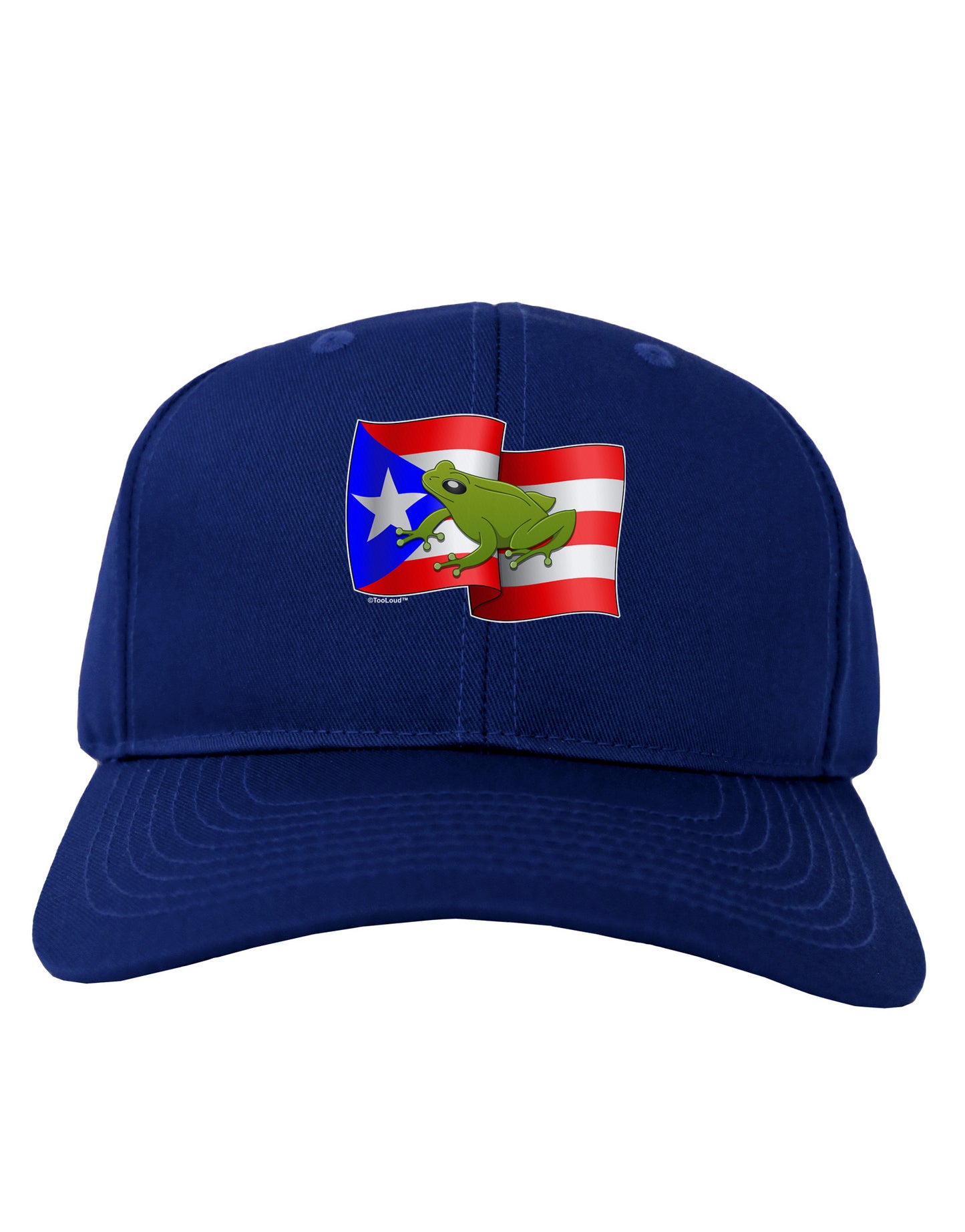 Puerto Rico Coqui Adult Dark Baseball Cap Hat-Baseball Cap-TooLoud-Royal-Blue-One Size-Davson Sales