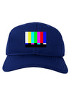 Color Bars Test Signal Adult Dark Baseball Cap Hat-Baseball Cap-TooLoud-Royal-Blue-One Size-Davson Sales