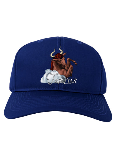 Taurus Color Illustration Adult Dark Baseball Cap Hat-Baseball Cap-TooLoud-Royal-Blue-One Size-Davson Sales