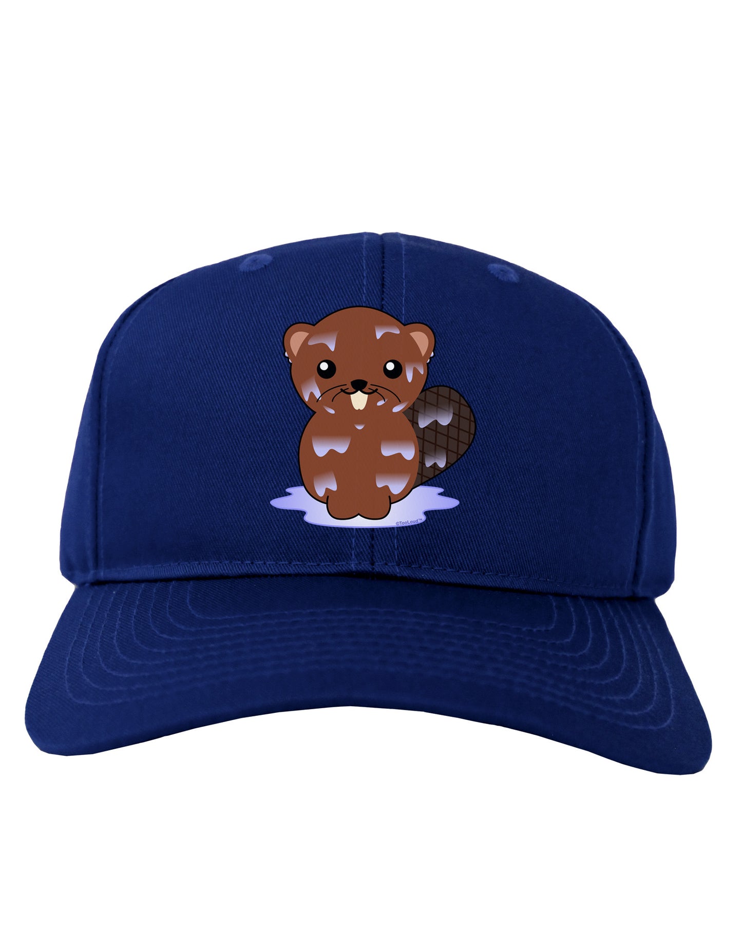 Cute Wet Beaver Adult Dark Baseball Cap Hat-Baseball Cap-TooLoud-Royal-Blue-One Size-Davson Sales