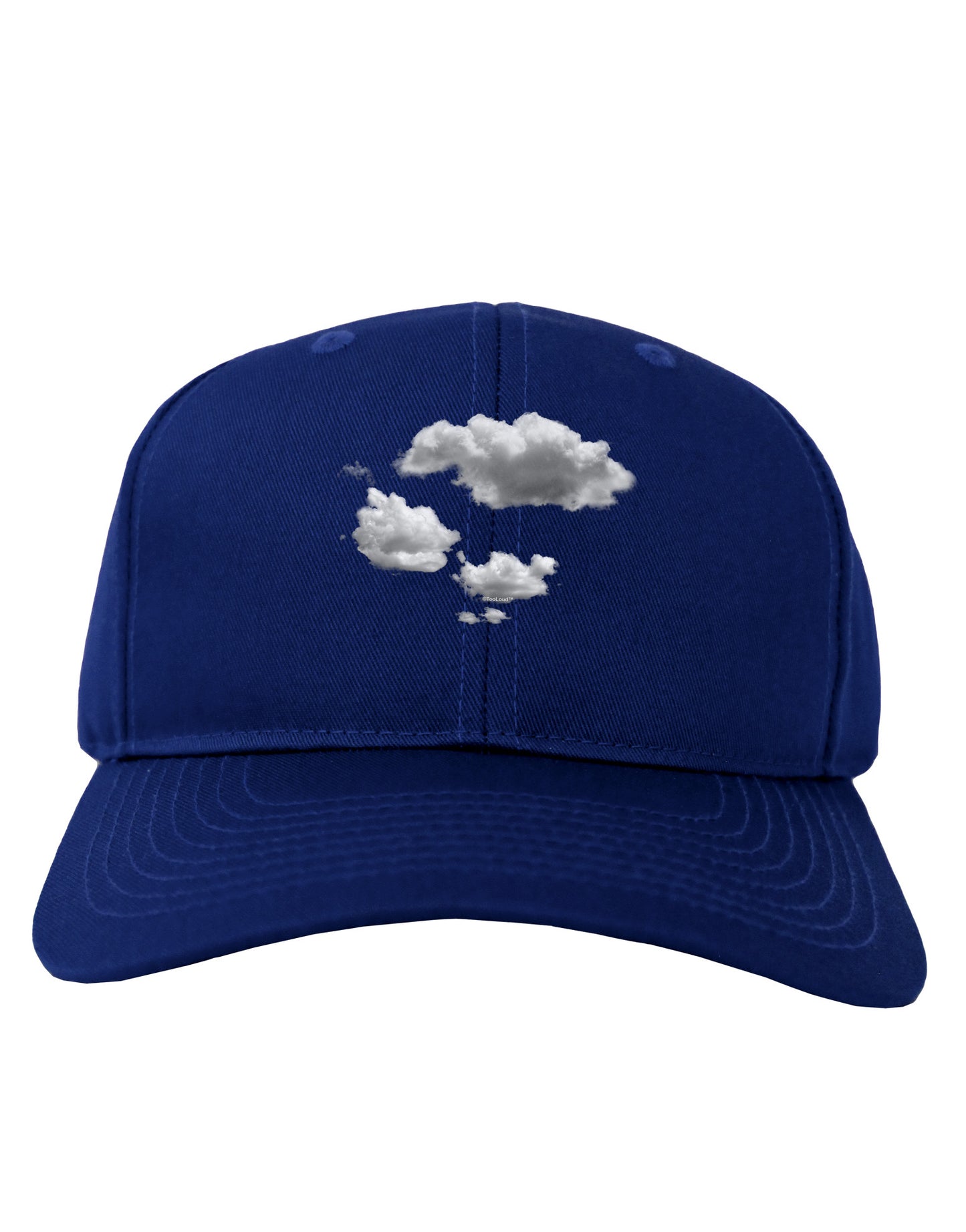 Inverted Puffy Clouds Adult Dark Baseball Cap Hat-Baseball Cap-TooLoud-Royal-Blue-One Size-Davson Sales