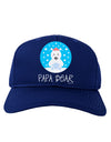 Matching Polar Bear Family - Papa Bear Adult Dark Baseball Cap Hat by TooLoud-Baseball Cap-TooLoud-Royal-Blue-One Size-Davson Sales