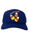 Japanese Kawaii Candy Corn Halloween Adult Dark Baseball Cap Hat-Baseball Cap-TooLoud-Royal-Blue-One Size-Davson Sales