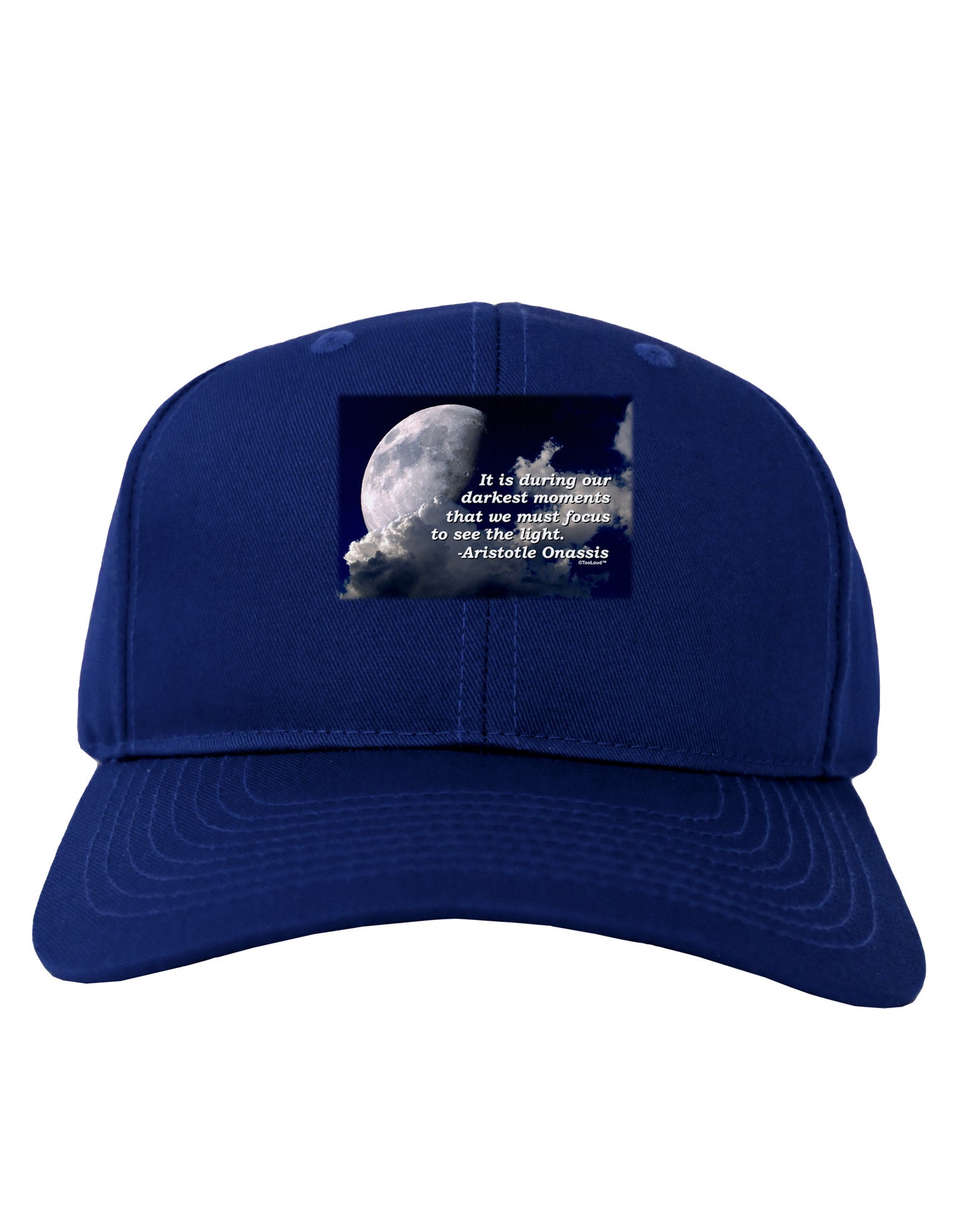 Our Darkest Moments Adult Dark Baseball Cap Hat-Baseball Cap-TooLoud-Royal-Blue-One Size-Davson Sales