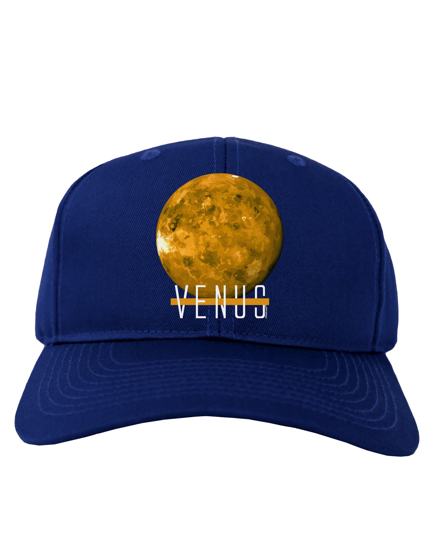 Planet Venus Text Adult Dark Baseball Cap Hat-Baseball Cap-TooLoud-Royal-Blue-One Size-Davson Sales