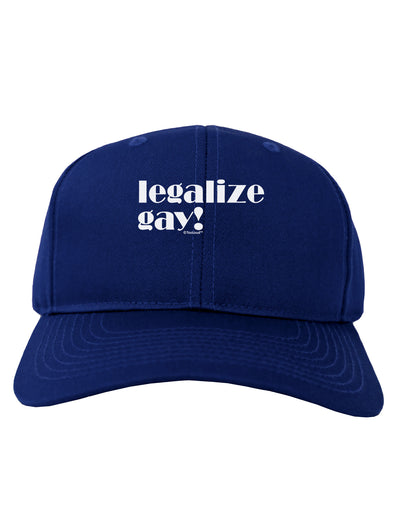 Legalize Gay Adult Dark Baseball Cap Hat-Baseball Cap-TooLoud-Royal-Blue-One Size-Davson Sales