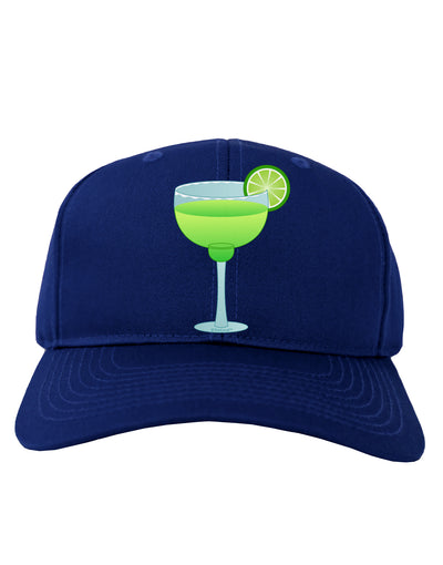 Green Margarita with Lime - Cinco de Mayo Adult Dark Baseball Cap Hat by TooLoud-Baseball Cap-TooLoud-Royal-Blue-One Size-Davson Sales