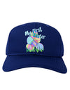 My First Easter Gel Look Print Adult Dark Baseball Cap Hat-Baseball Cap-TooLoud-Royal-Blue-One Size-Davson Sales