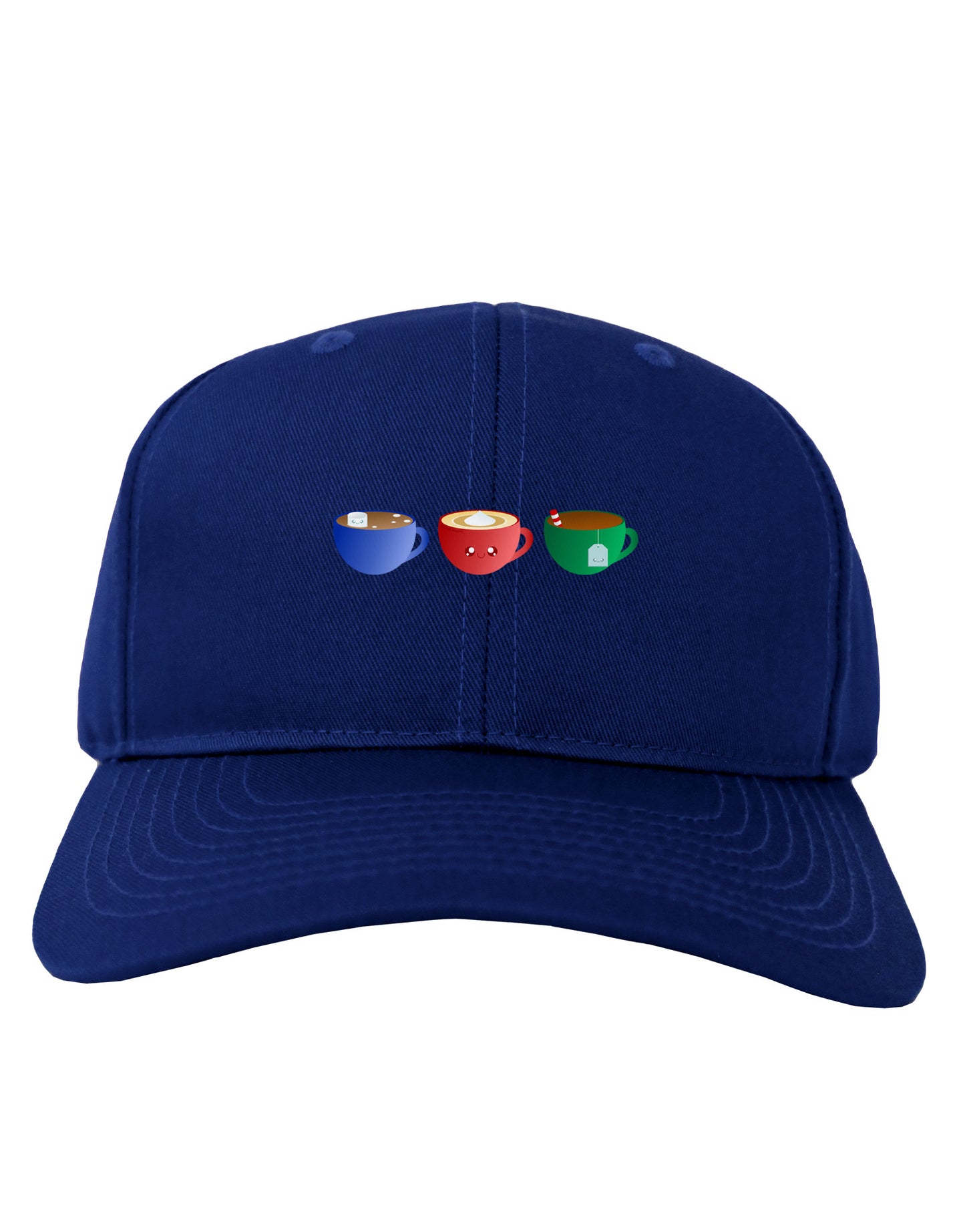 Cute Holiday Drink Set - Christmas Adult Dark Baseball Cap Hat-Baseball Cap-TooLoud-Royal-Blue-One Size-Davson Sales