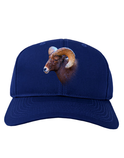 Majestic Bighorn Ram Adult Dark Baseball Cap Hat-Baseball Cap-TooLoud-Royal-Blue-One Size-Davson Sales