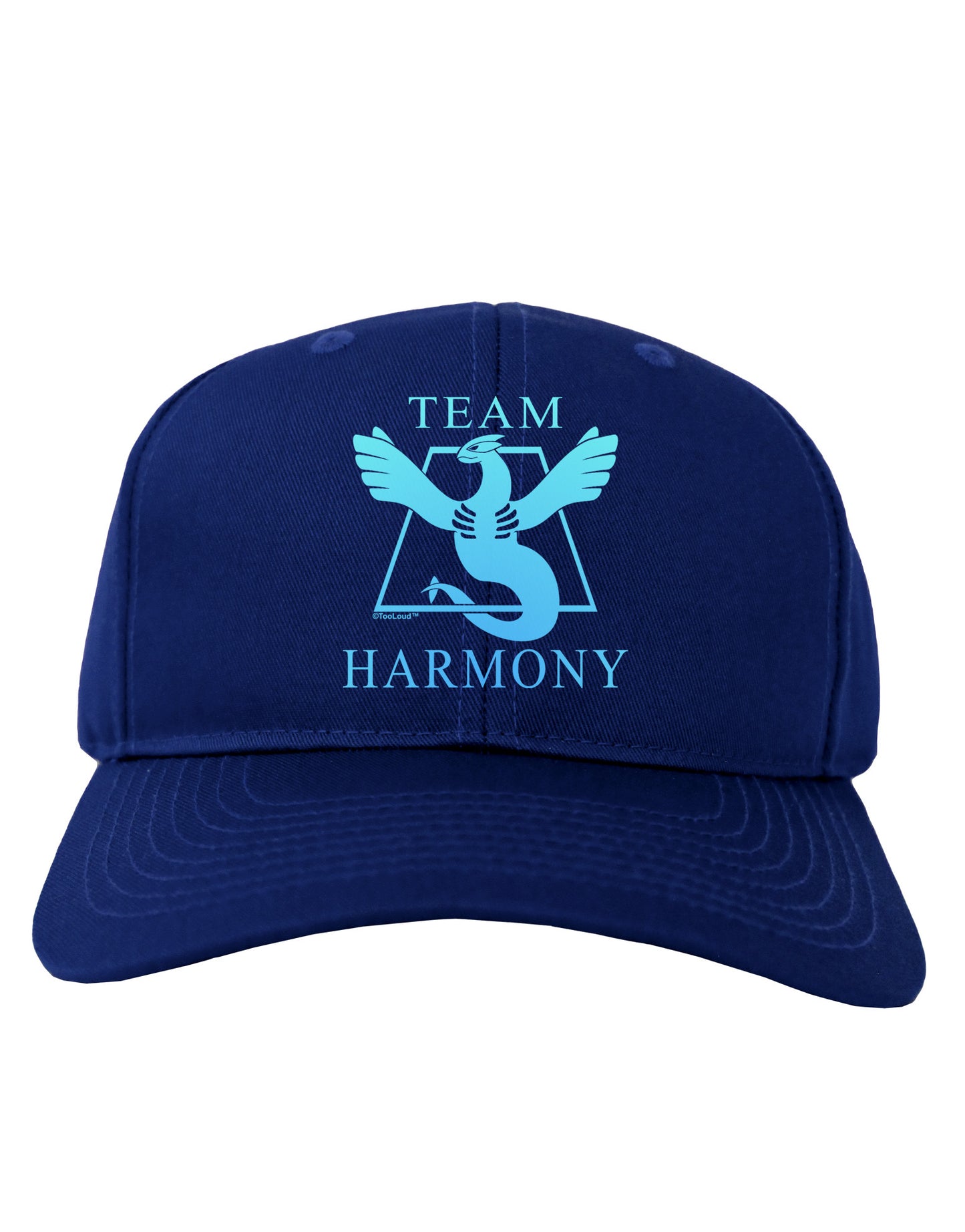 Team Harmony Adult Dark Baseball Cap Hat-Baseball Cap-TooLoud-Royal-Blue-One Size-Davson Sales