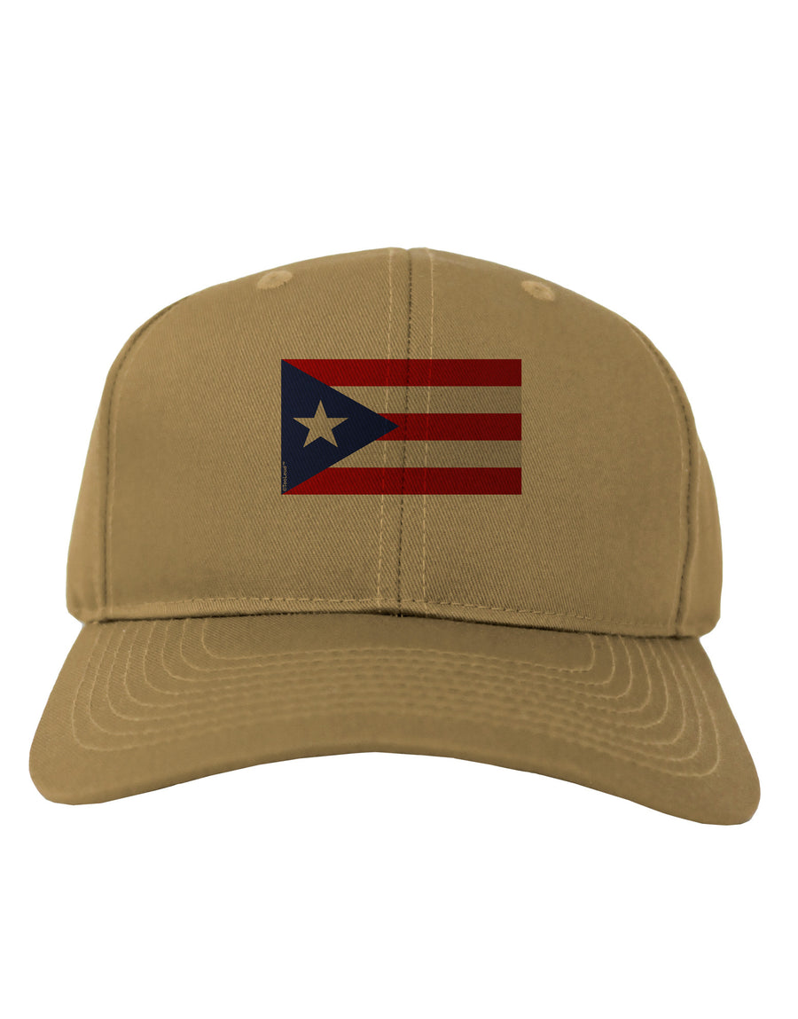 Puerto Rico Flag Adult Baseball Cap Hat-Baseball Cap-TooLoud-White-One Size-Davson Sales