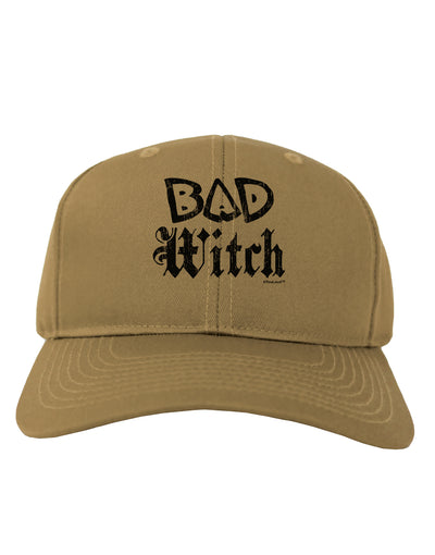 Bad Witch Distressed Adult Baseball Cap Hat-Baseball Cap-TooLoud-Khaki-One Size-Davson Sales