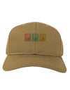 Pretty Daisies Watercolor Adult Baseball Cap Hat-Baseball Cap-TooLoud-Khaki-One Size-Davson Sales