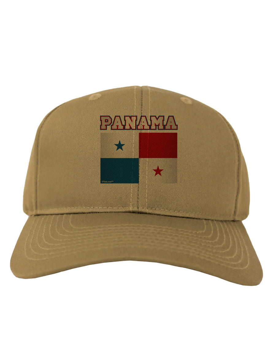 Panama Flag Adult Baseball Cap Hat-Baseball Cap-TooLoud-White-One Size-Davson Sales