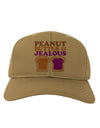 Peanut Butter and Jealous Adult Baseball Cap Hat by TooLoud-Baseball Cap-TooLoud-Khaki-One Size-Davson Sales