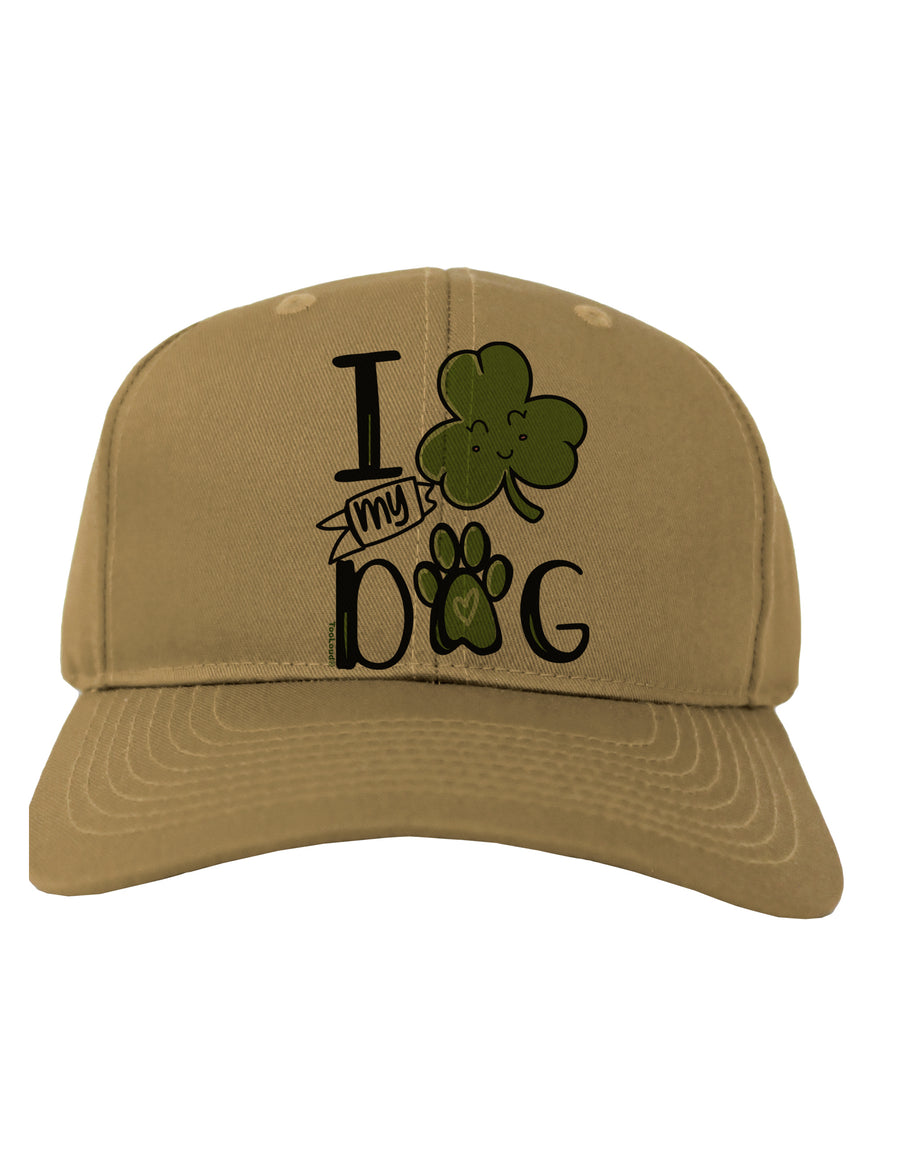 I Shamrock my Dog Adult Baseball Cap Hat-Baseball Cap-TooLoud-White-One-Size-Fits-Most-Davson Sales