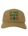 Lil' Egg Hunter - Easter - Green Adult Baseball Cap Hat by TooLoud-Baseball Cap-TooLoud-Khaki-One Size-Davson Sales