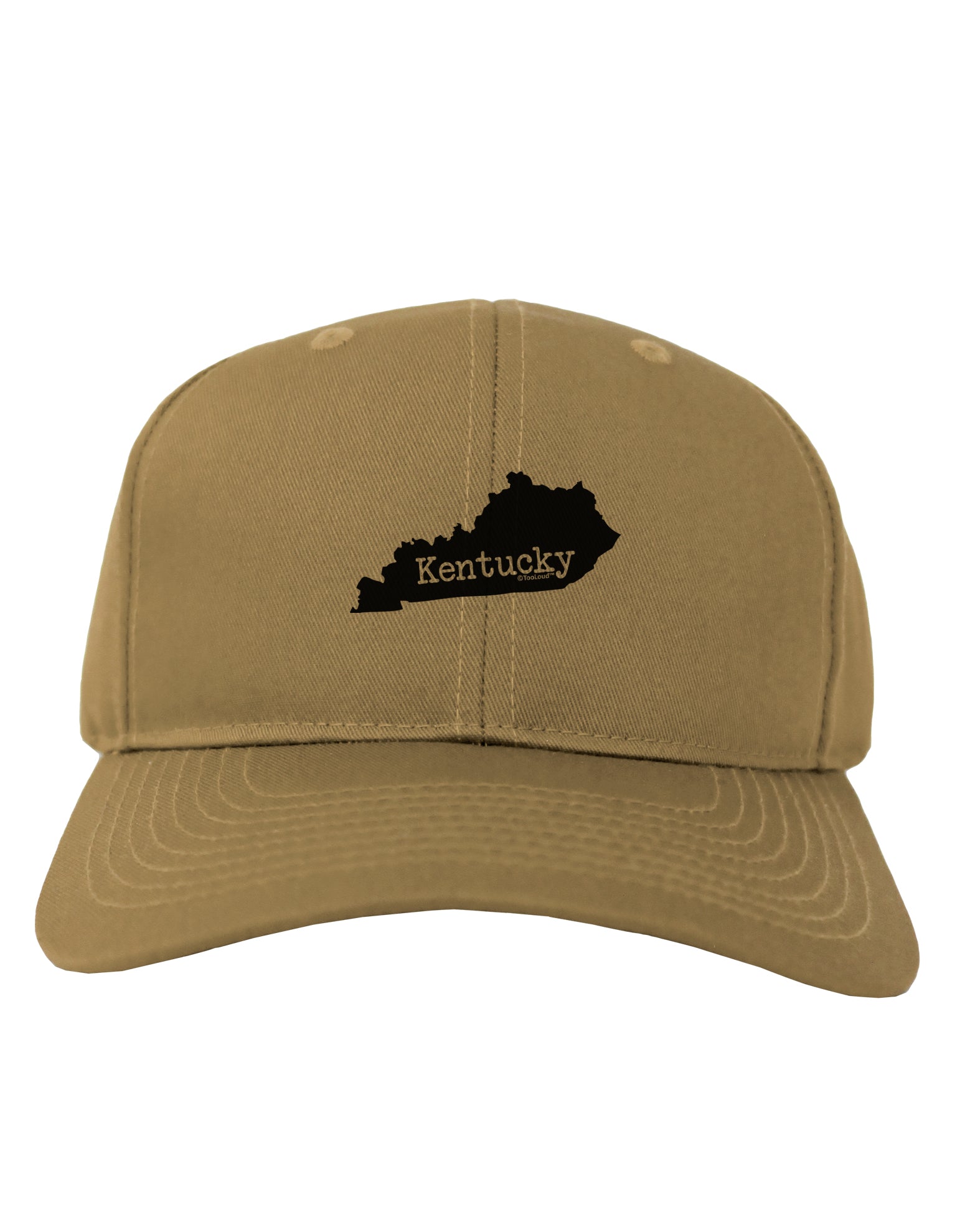 Kentucky - United States Shape Adult Baseball Cap Hat by TooLoud-Baseball Cap-TooLoud-Khaki-One Size-Davson Sales