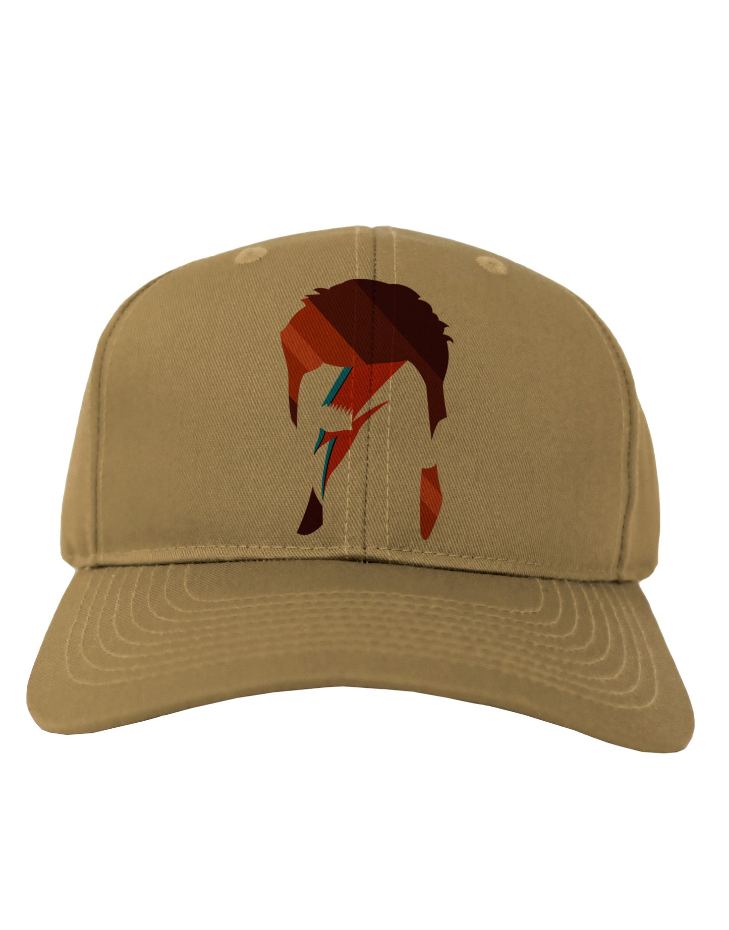 Star Man Adult Baseball Cap Hat by-Baseball Cap-TooLoud-Khaki-One Size-Davson Sales