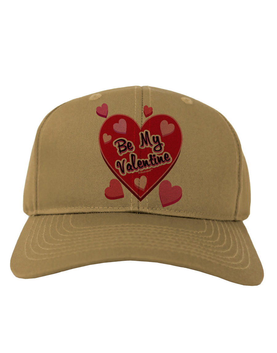 Be My Valentine Romantic Hearts Adult Baseball Cap Hat-Baseball Cap-TooLoud-White-One Size-Davson Sales