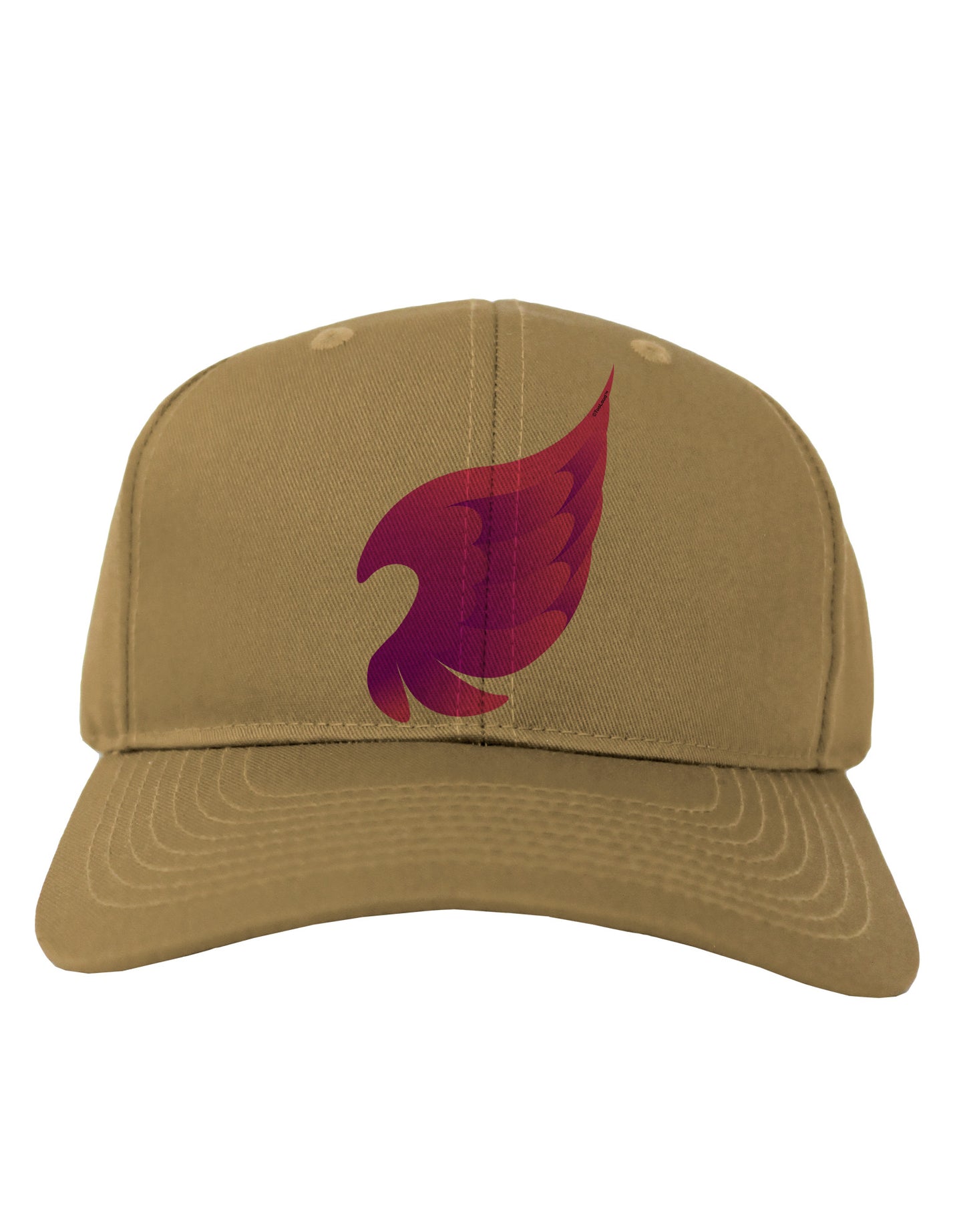 Cute Single Angel Wing Adult Baseball Cap Hat-Baseball Cap-TooLoud-Khaki-One Size-Davson Sales