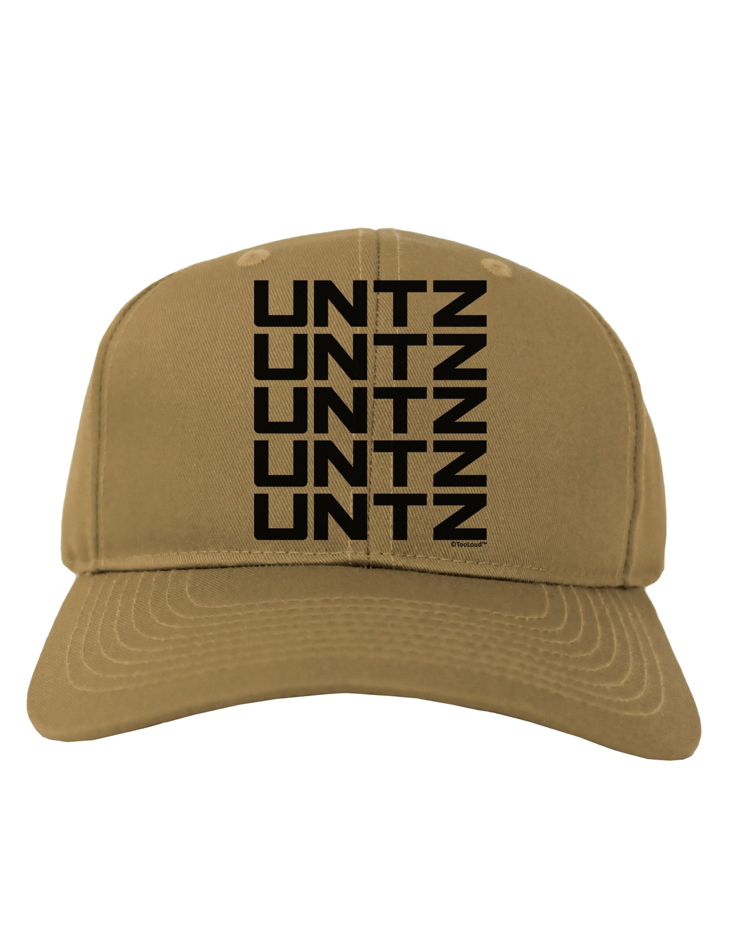 Untz Untz Untz Untz Untz EDM Design Adult Baseball Cap Hat-Baseball Cap-TooLoud-Khaki-One Size-Davson Sales