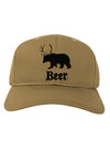 Beer Animal Adult Baseball Cap Hat-Baseball Cap-TooLoud-Khaki-One Size-Davson Sales
