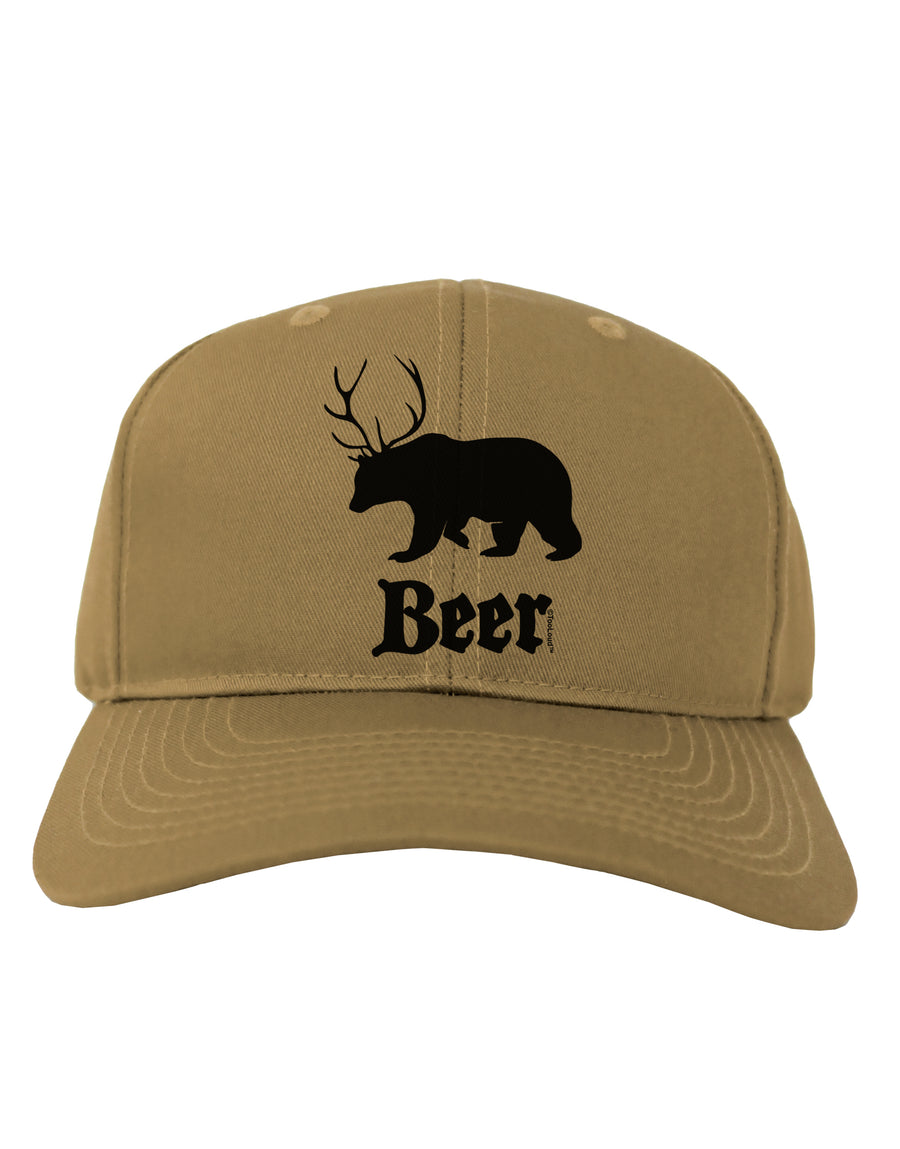 Beer Animal Adult Baseball Cap Hat-Baseball Cap-TooLoud-White-One Size-Davson Sales