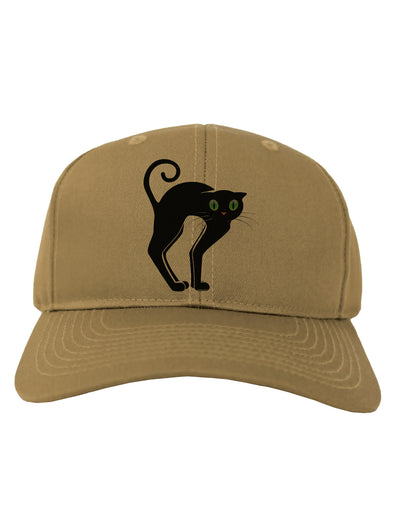 Cute Arched Black Cat Halloween Adult Baseball Cap Hat-Baseball Cap-TooLoud-Khaki-One Size-Davson Sales