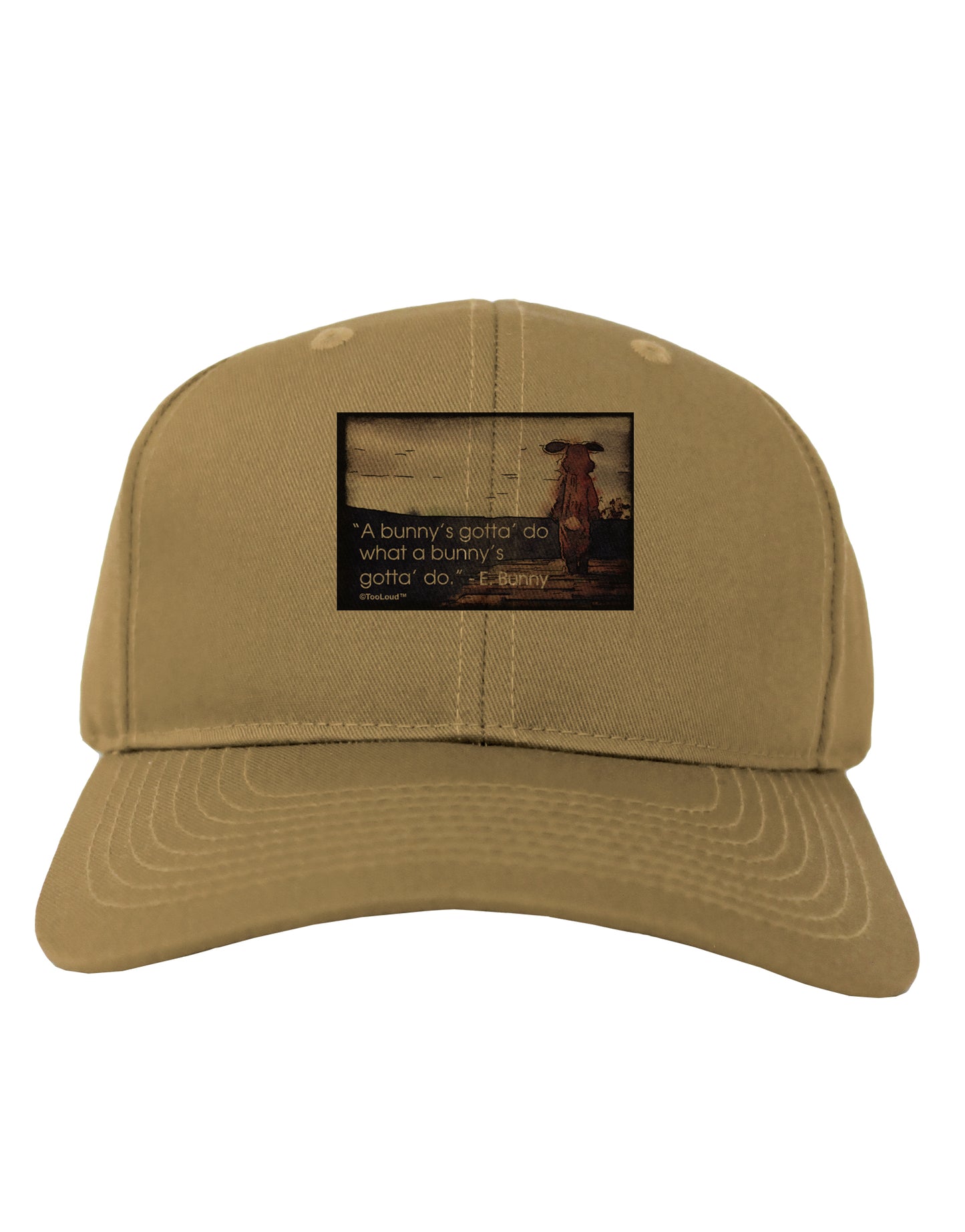 A Bunny's Gotta Do - Easter Bunny Adult Baseball Cap Hat by TooLoud-Baseball Cap-TooLoud-Khaki-One Size-Davson Sales