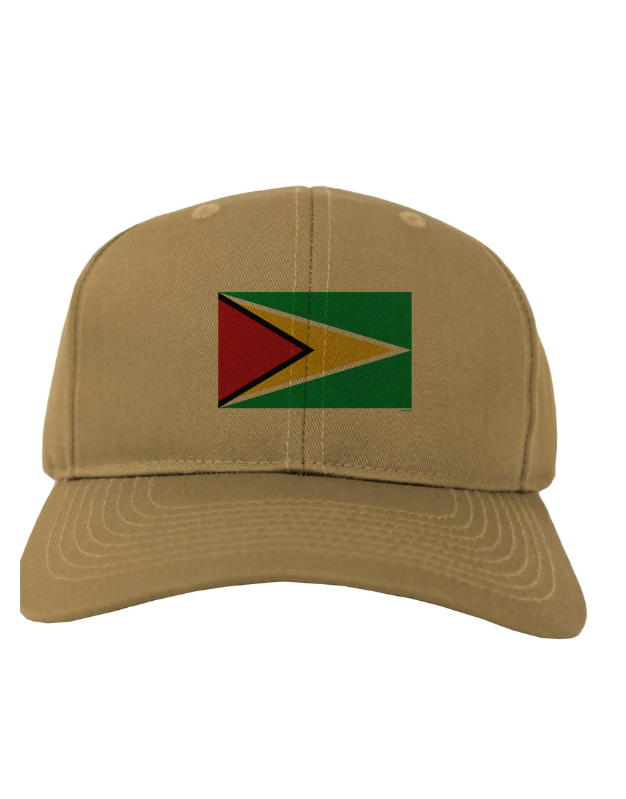 TooLoud Guyana Flag Adult Baseball Cap Hat-Baseball Cap-TooLoud-White-One-Size-Fits-Most-Davson Sales