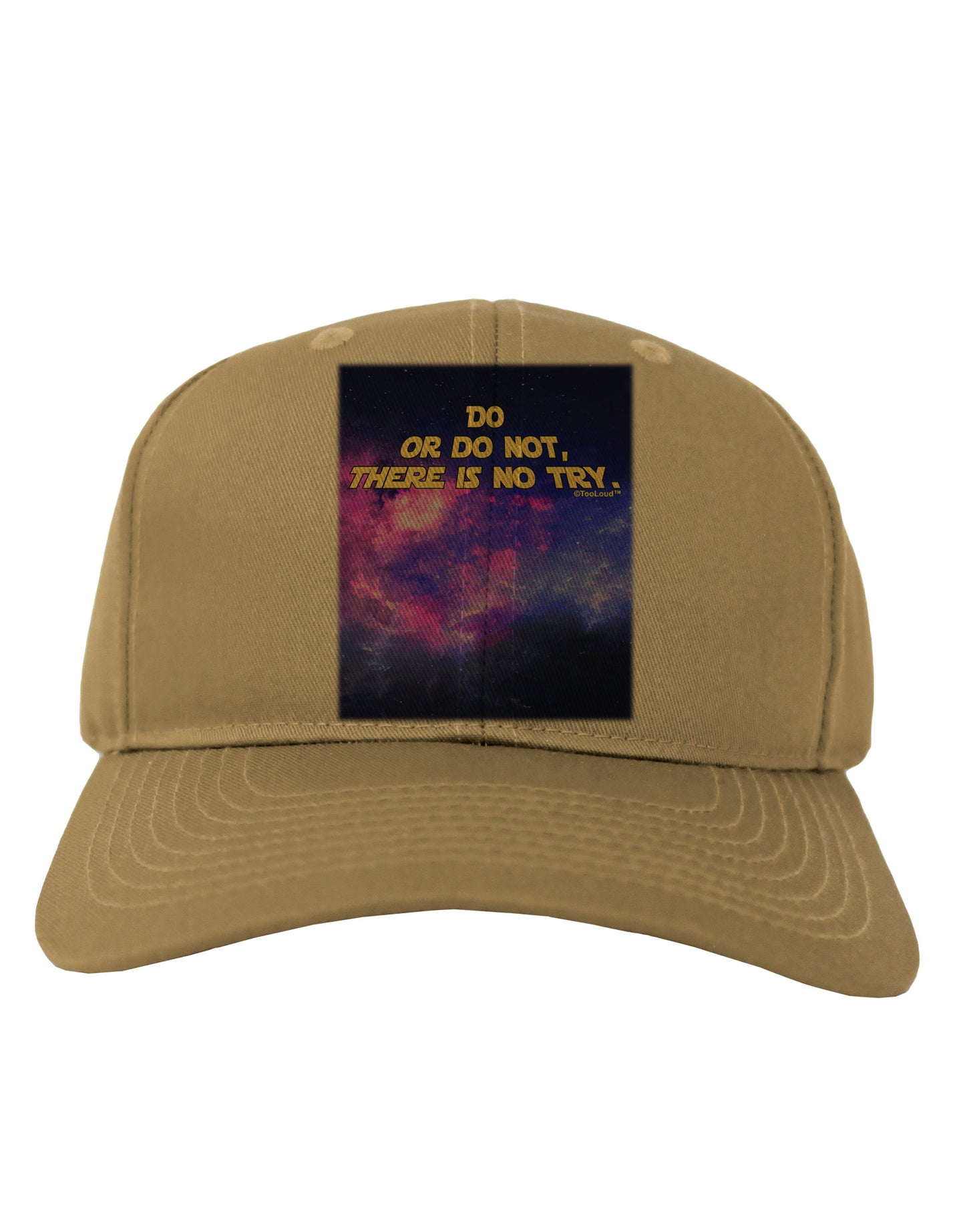 Do or Do Not Adult Baseball Cap Hat-Baseball Cap-TooLoud-Khaki-One Size-Davson Sales