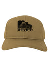 Mexico - Temple No 2 Adult Baseball Cap Hat-Baseball Cap-TooLoud-Khaki-One Size-Davson Sales