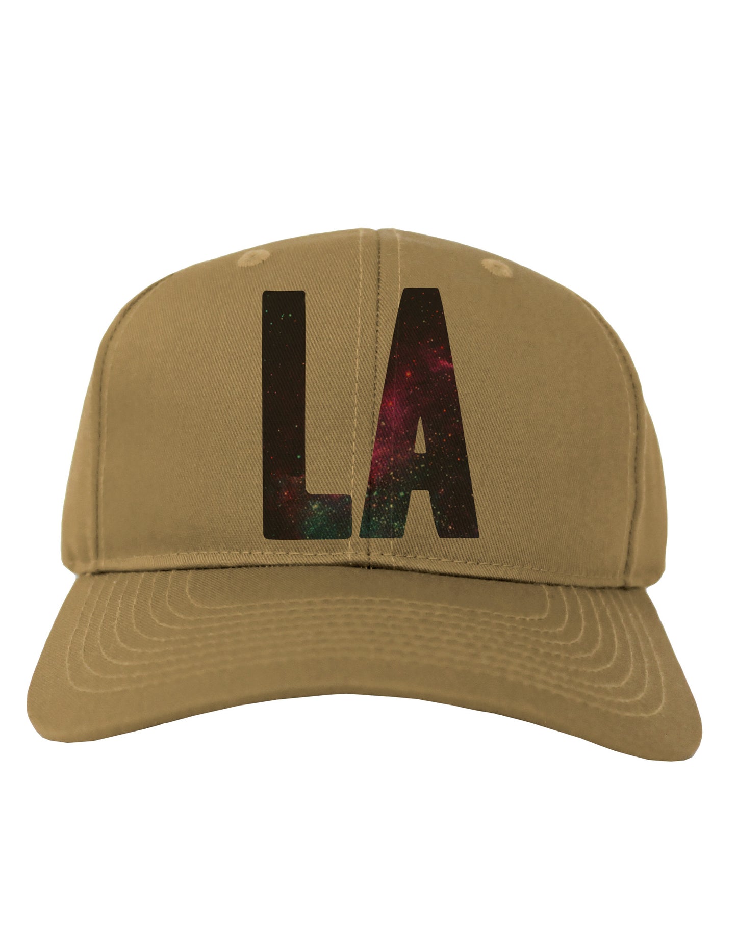 LA Outer Space Desgin Adult Baseball Cap Hat-Baseball Cap-TooLoud-Khaki-One Size-Davson Sales