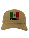 Mexican Pride - Mexican Flag Adult Baseball Cap Hat by TooLoud-Baseball Cap-TooLoud-Khaki-One Size-Davson Sales