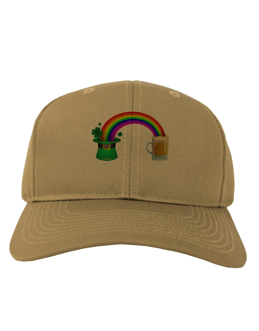 End Of The Rainbow - Beer Adult Baseball Cap Hat-Baseball Cap-TooLoud-White-One Size-Davson Sales