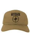 Easter Egg Hunter Black and White Adult Baseball Cap Hat by TooLoud-Baseball Cap-TooLoud-Khaki-One Size-Davson Sales