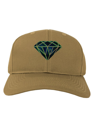 Space Diamond Adult Baseball Cap Hat-Baseball Cap-TooLoud-Khaki-One Size-Davson Sales