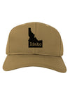 Idaho - United States Shape Adult Baseball Cap Hat by TooLoud-Baseball Cap-TooLoud-Khaki-One Size-Davson Sales