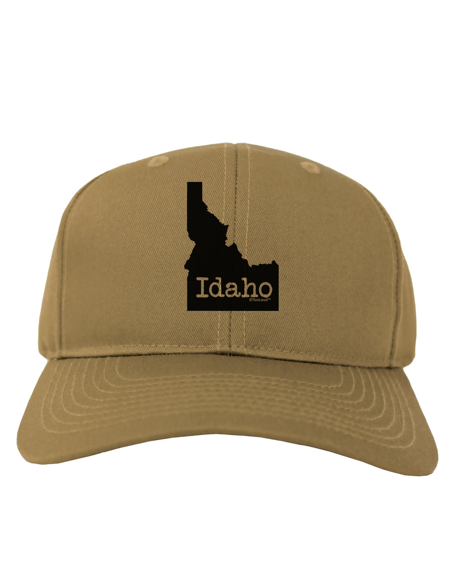 Idaho - United States Shape Adult Baseball Cap Hat by TooLoud-Baseball Cap-TooLoud-White-One Size-Davson Sales