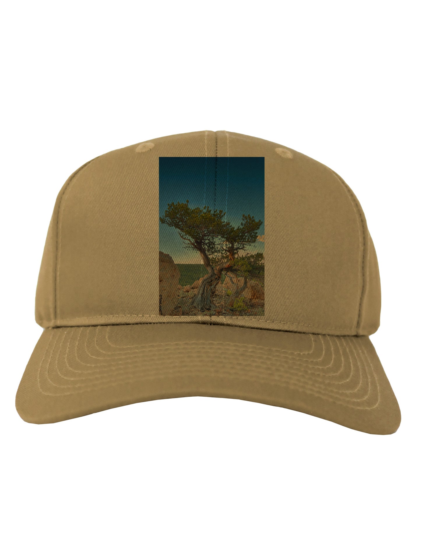 Colorado Landscape Tree Adult Baseball Cap Hat-Baseball Cap-TooLoud-Khaki-One Size-Davson Sales