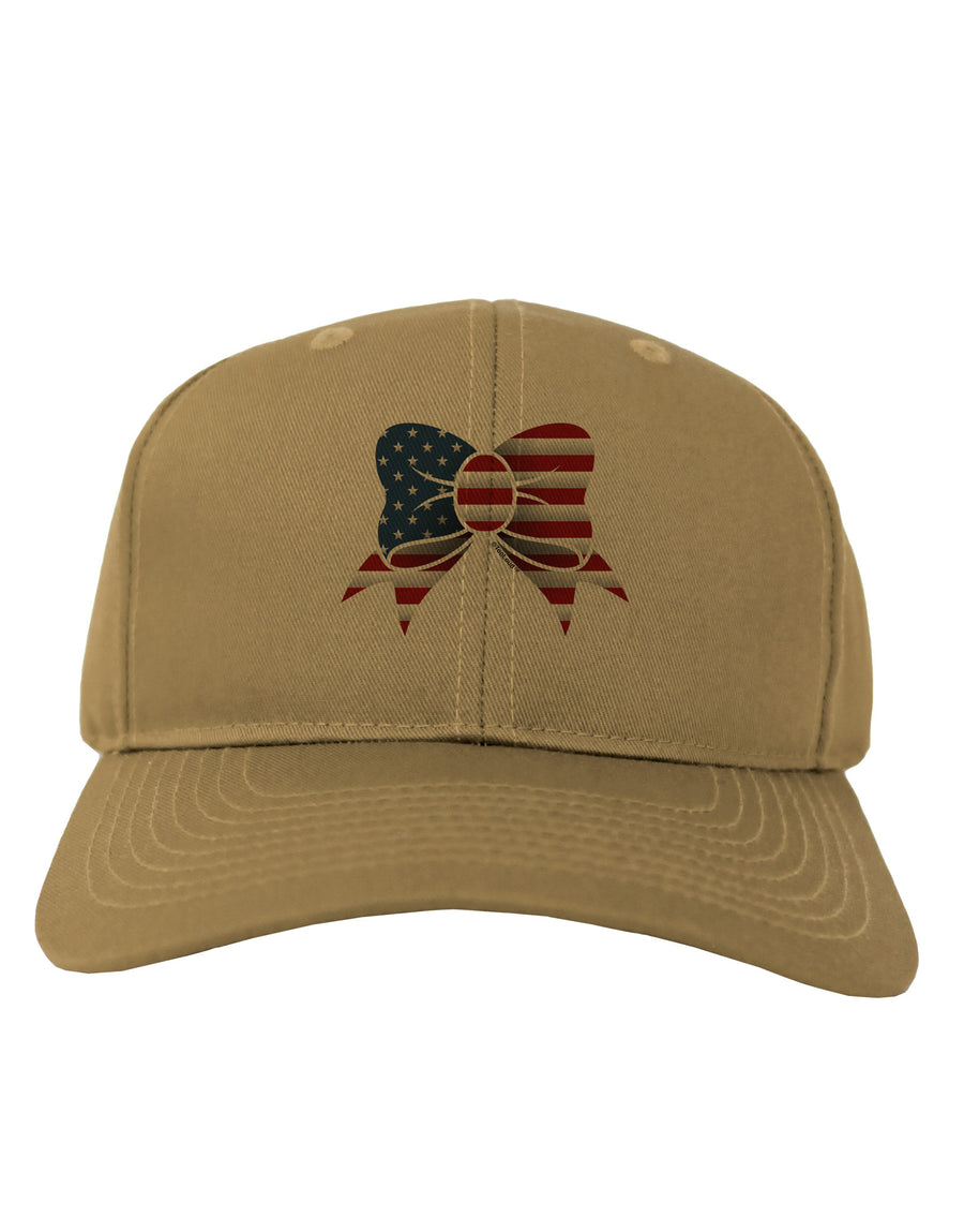 Patriotic Bow Adult Baseball Cap Hat-Baseball Cap-TooLoud-White-One Size-Davson Sales