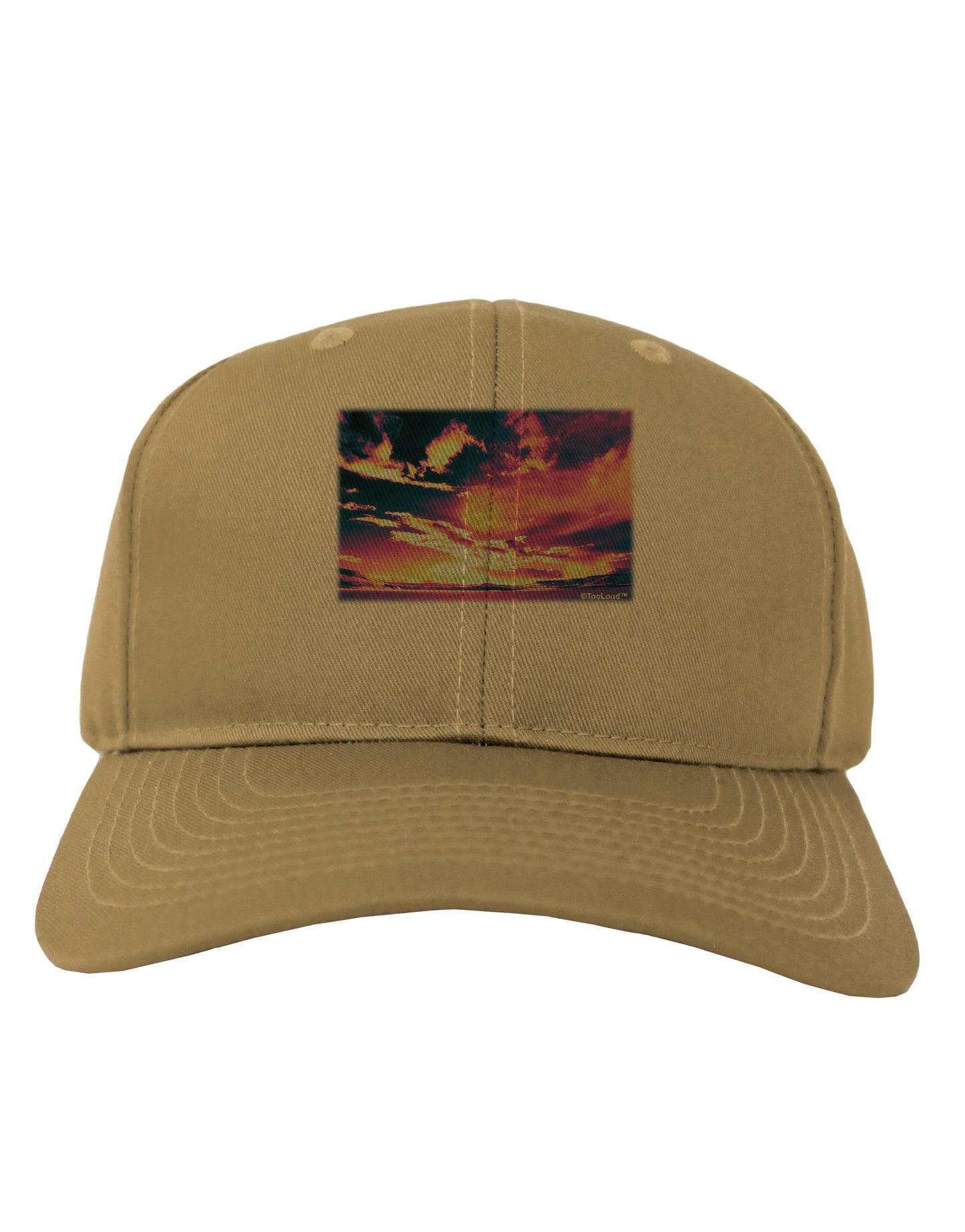 Blue Mesa Reservoir Surreal Adult Baseball Cap Hat-Baseball Cap-TooLoud-Khaki-One Size-Davson Sales