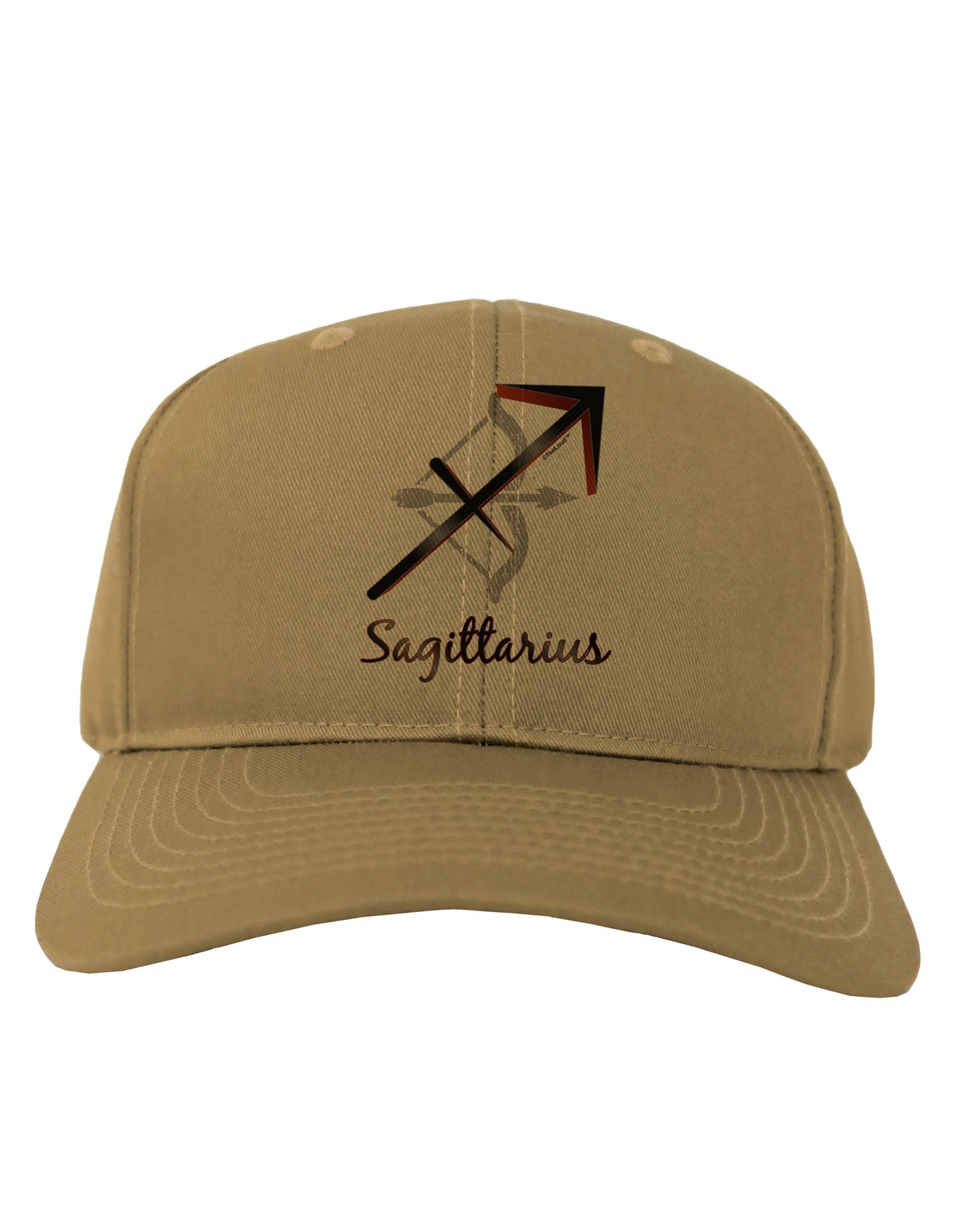Sagittarius Symbol Adult Baseball Cap Hat-Baseball Cap-TooLoud-Khaki-One Size-Davson Sales