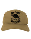 Best Dad in the Entire Universe Adult Baseball Cap Hat-Baseball Cap-TooLoud-Khaki-One Size-Davson Sales