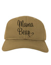 Mama Bear with Heart - Mom Design Adult Baseball Cap Hat-Baseball Cap-TooLoud-Khaki-One Size-Davson Sales
